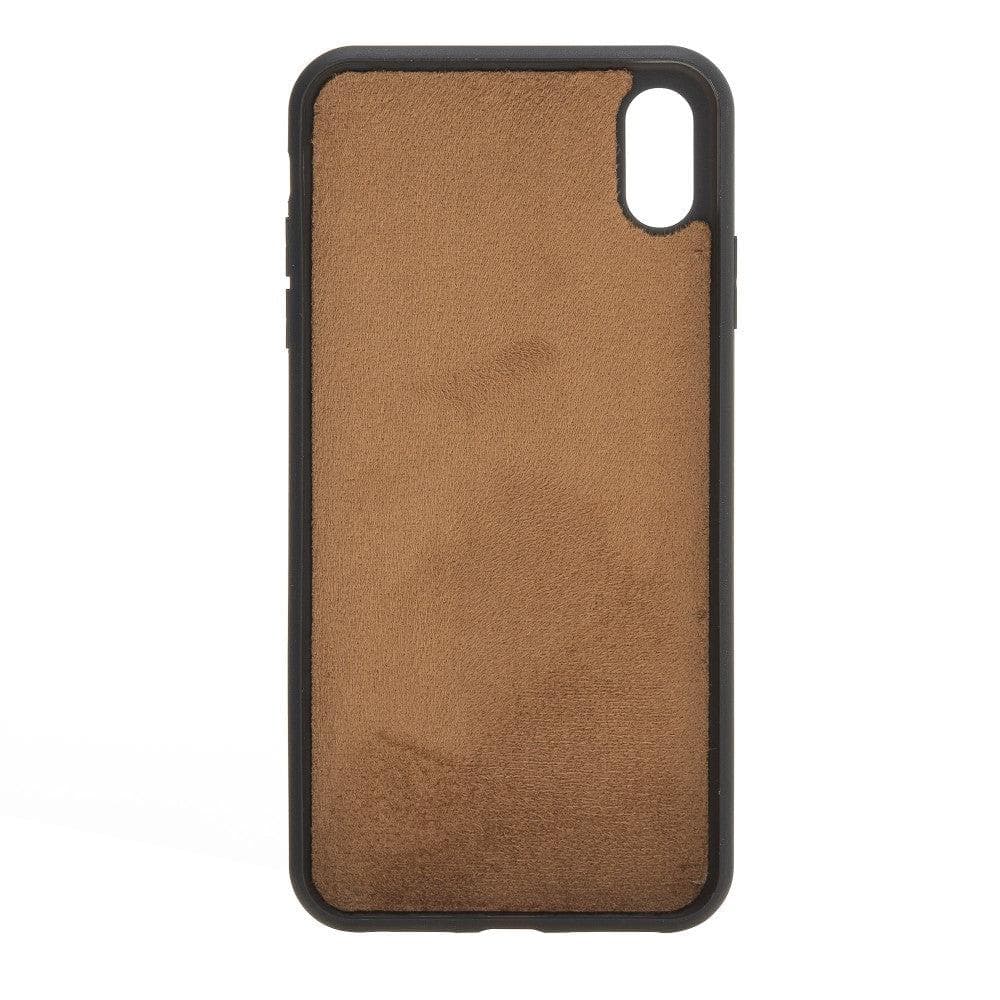 Porte-cartes Flex Cover iPhone X Series Coque arrière en cuir véritable / FXC CCP