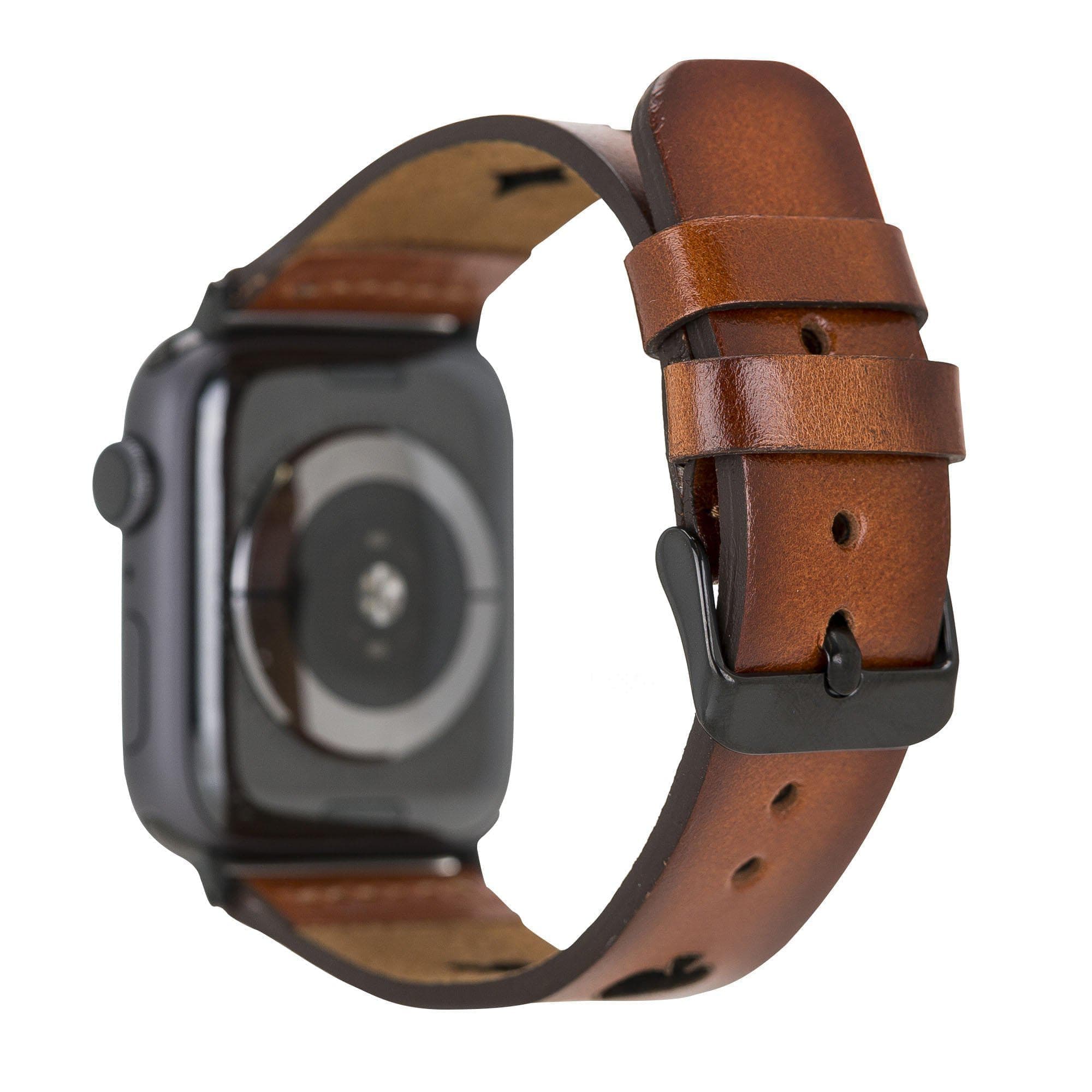 Echtes Lederarmband für die Apple Watch im Avesta-Stil