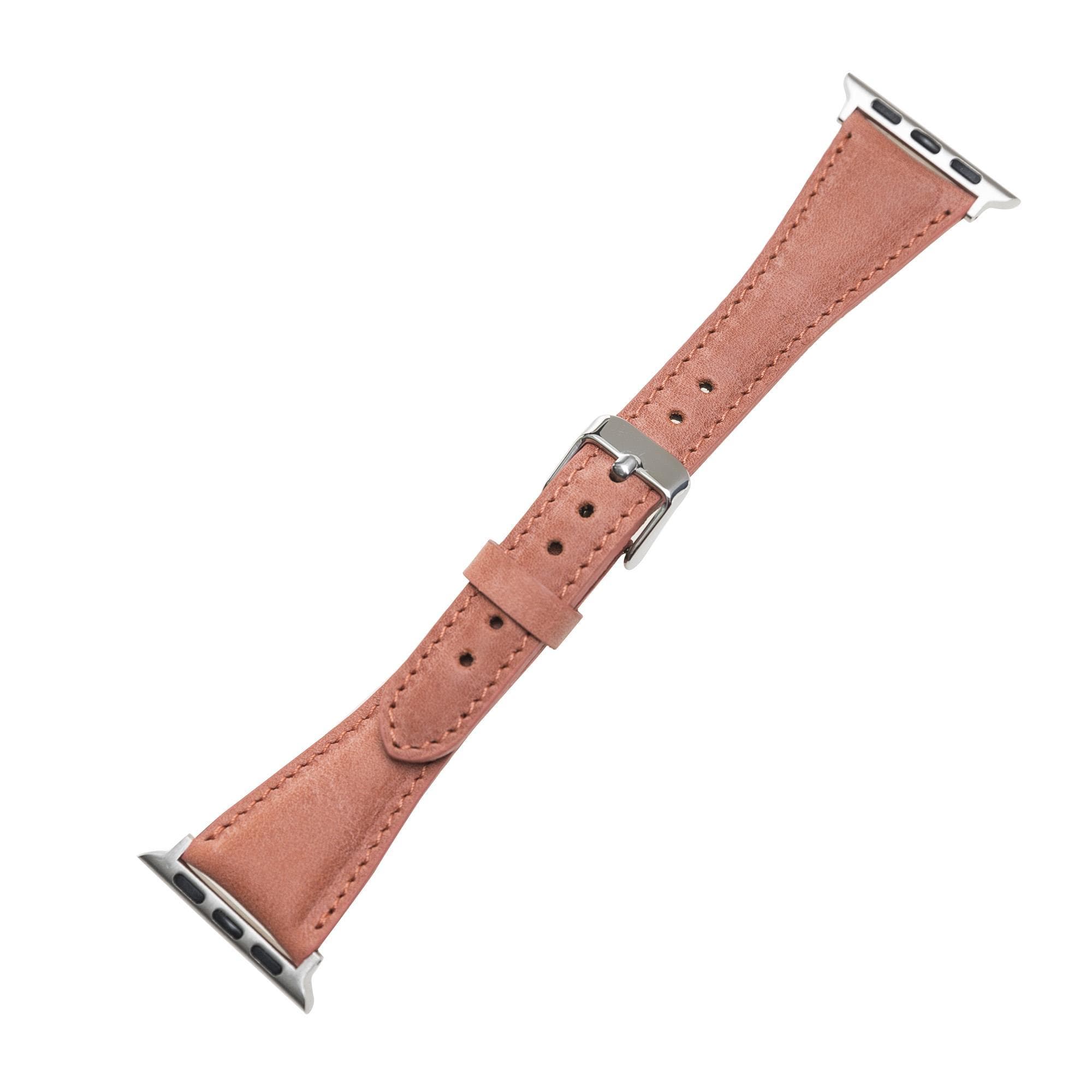 Classic Slim Style Genuine Leather Apple Watch Band