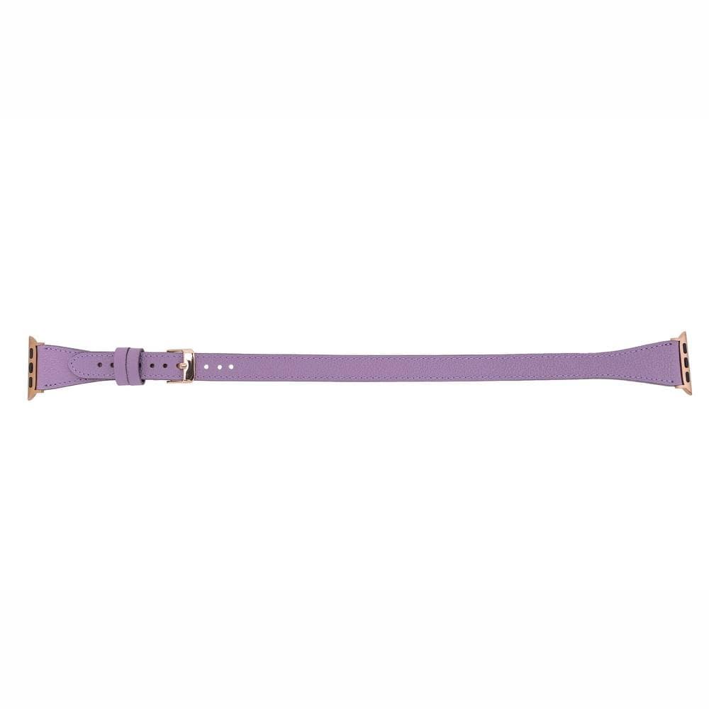 Bracelet en cuir Quantum Slim Double Tour pour Apple Watch