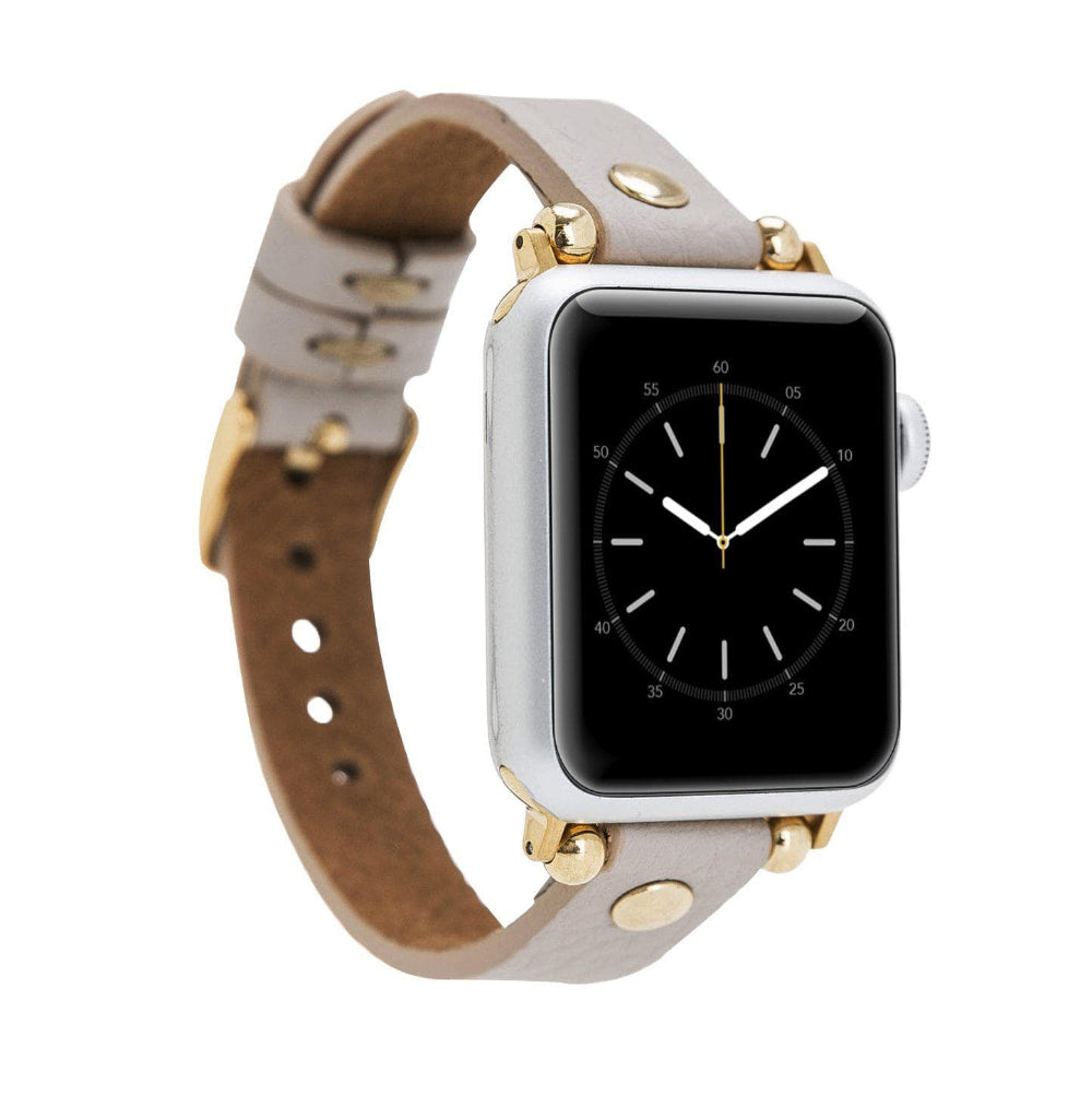 Genuine leather watch strap compatible with Apple Watch Ultra and SE