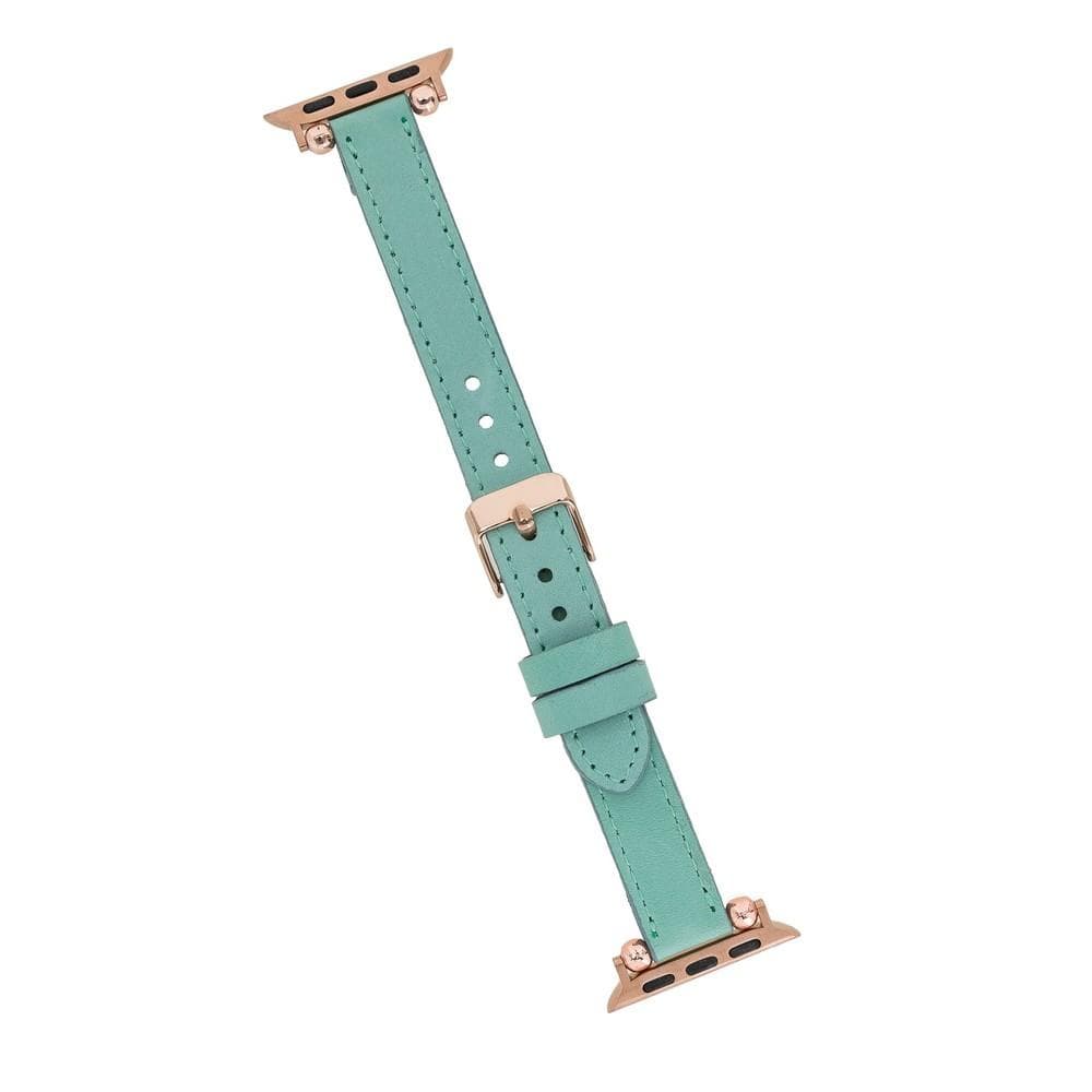 Seamy Apple Watch-Armband aus echtem Leder