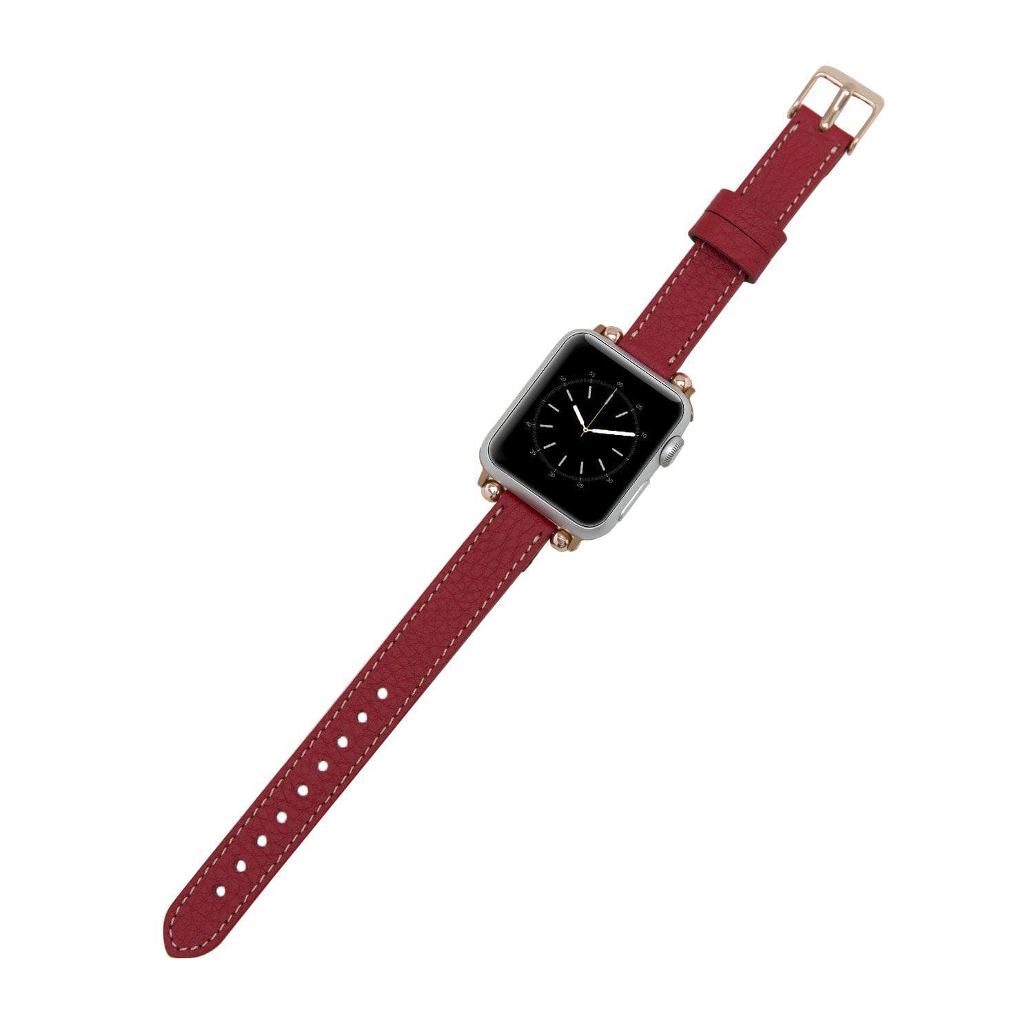 Seamy Apple Watch-Armband aus echtem Leder