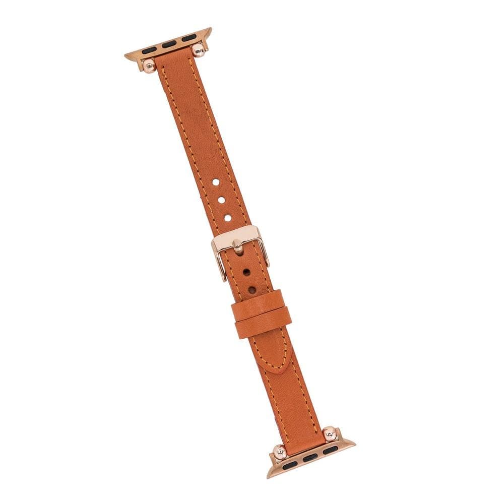 Seamy Apple Watch-Armband aus echtem Leder