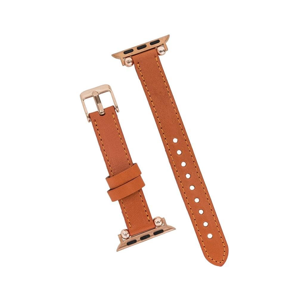 Seamy Apple Watch-Armband aus echtem Leder