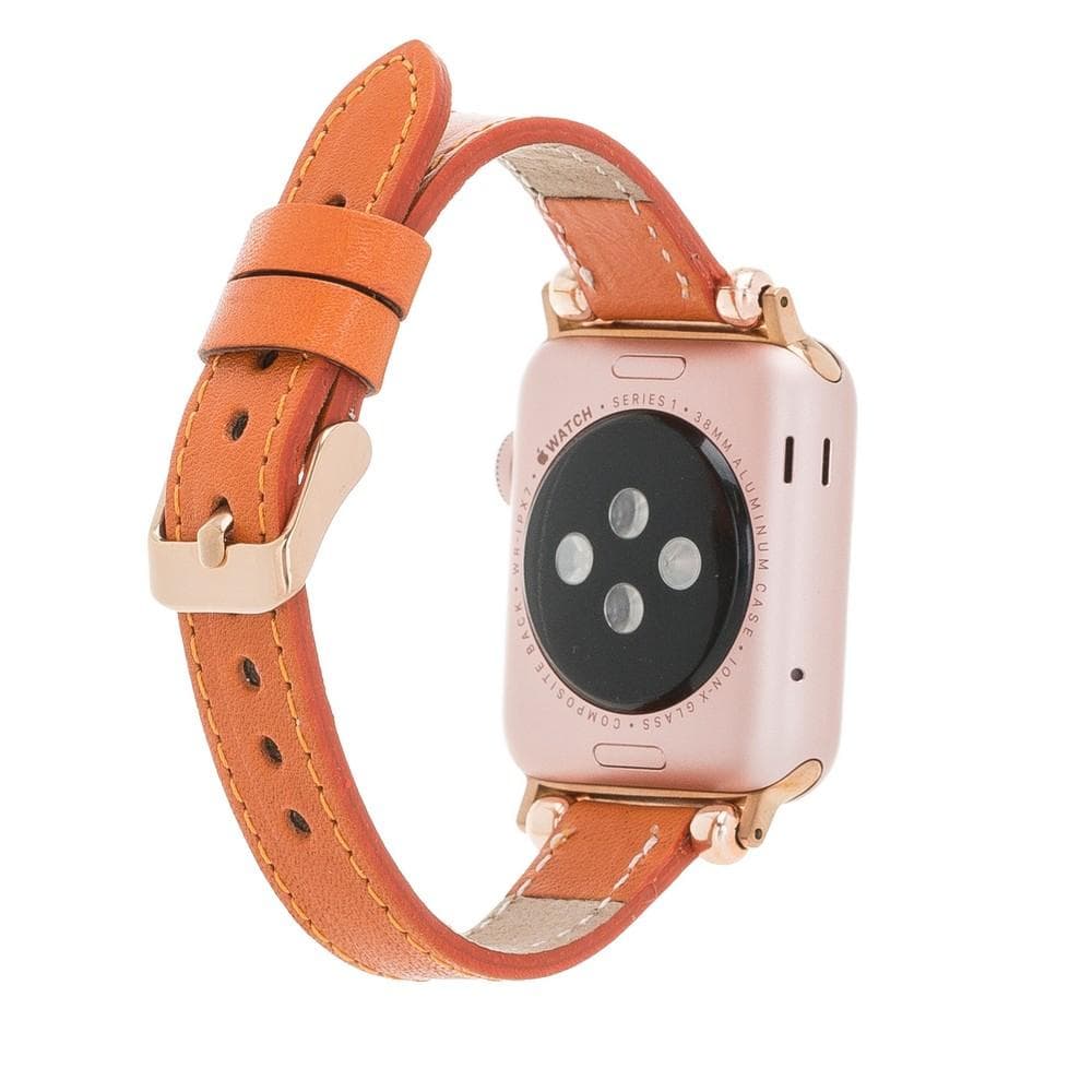 Seamy Apple Watch-Armband aus echtem Leder