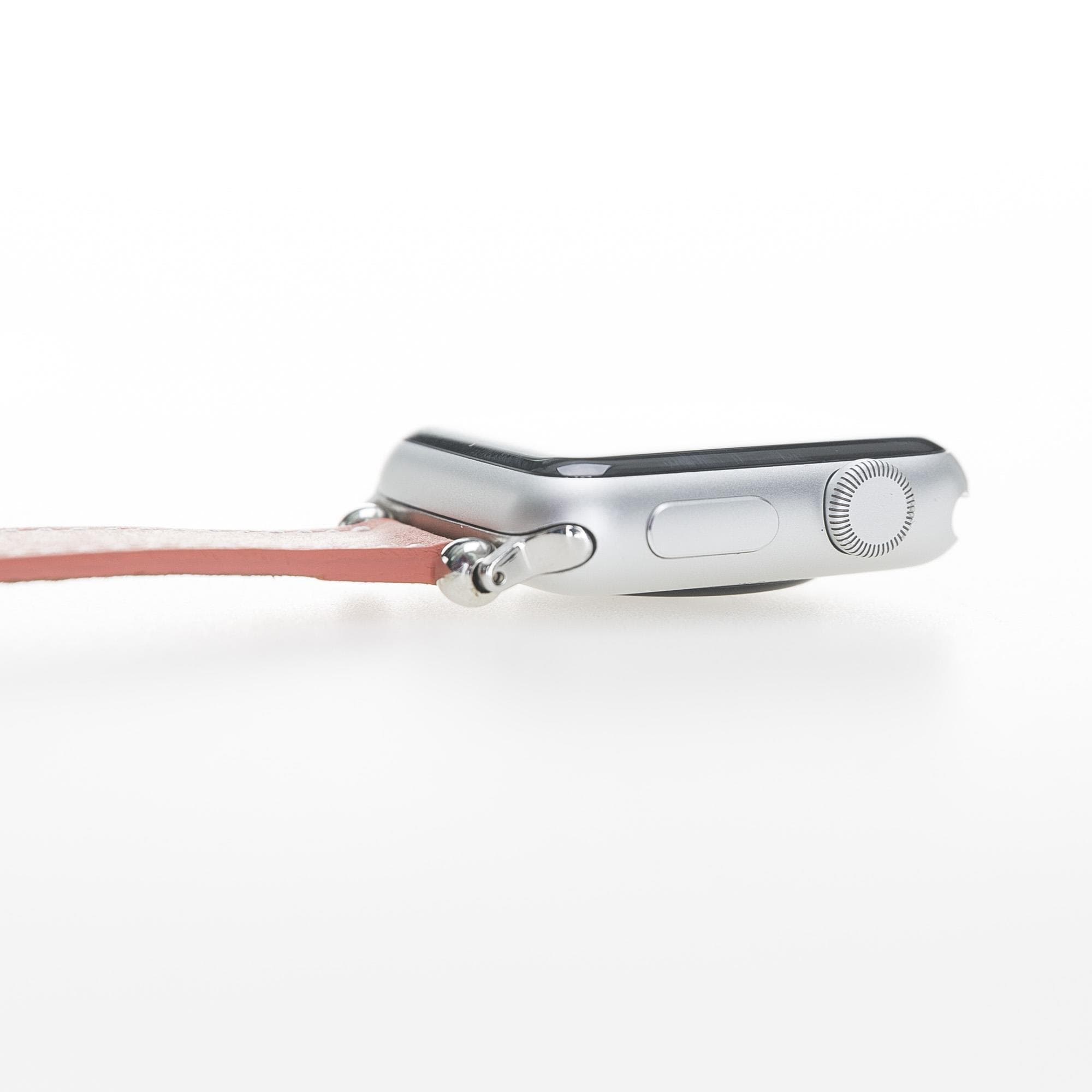 Seamy Apple Watch-Armband aus echtem Leder