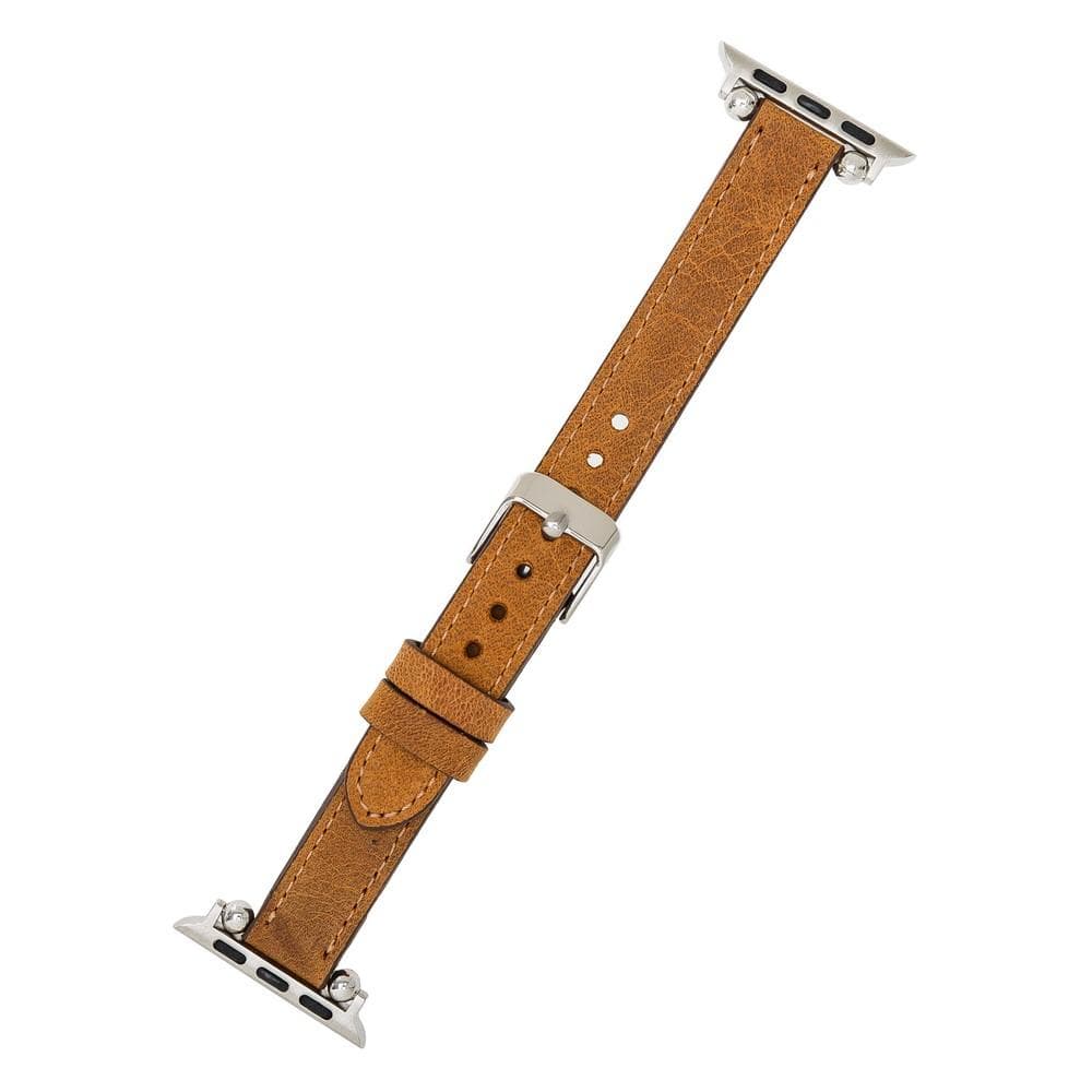 Seamy Apple Watch-Armband aus echtem Leder
