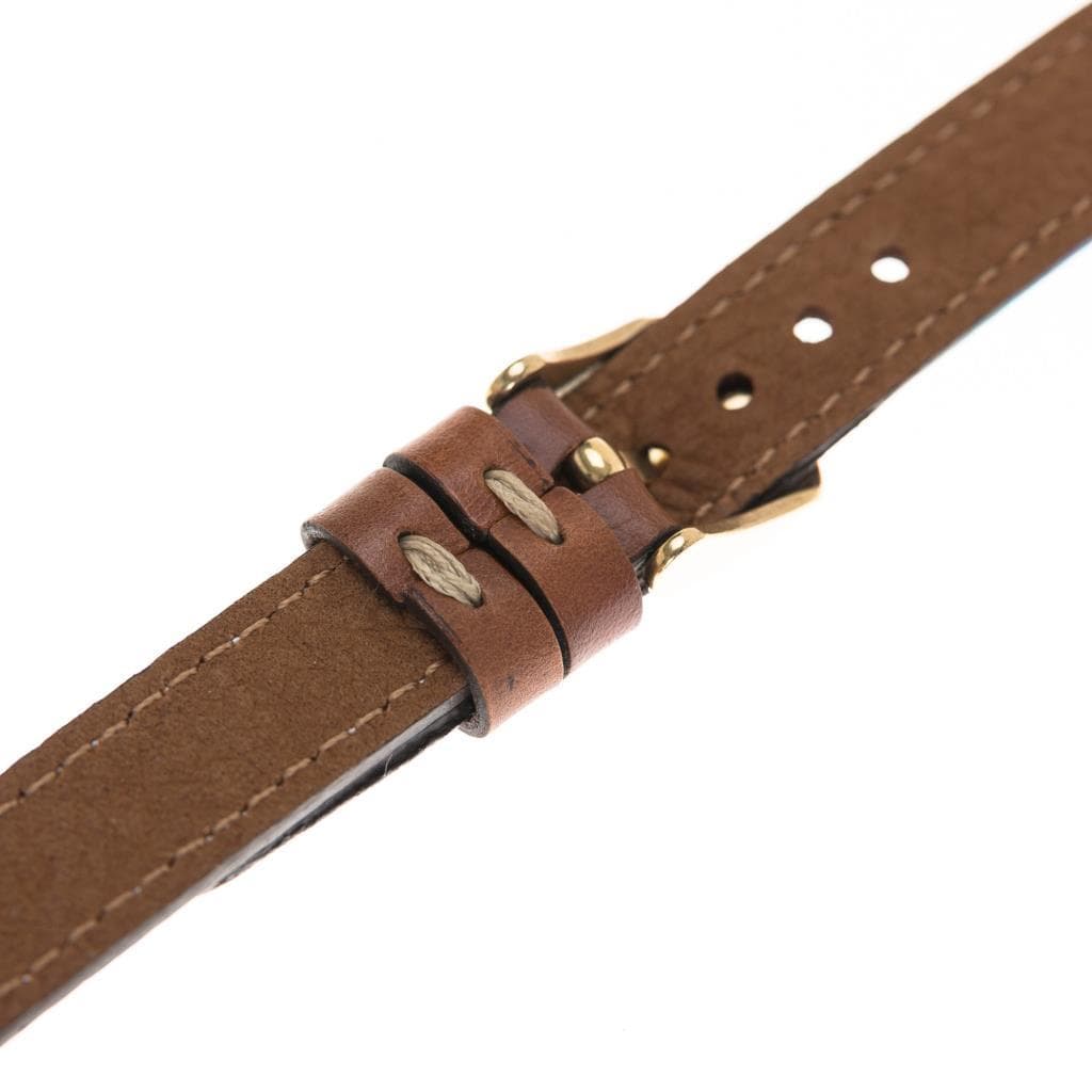 Seamy Apple Watch-Armband aus echtem Leder