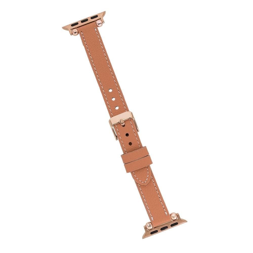 Seamy Apple Watch-Armband aus echtem Leder