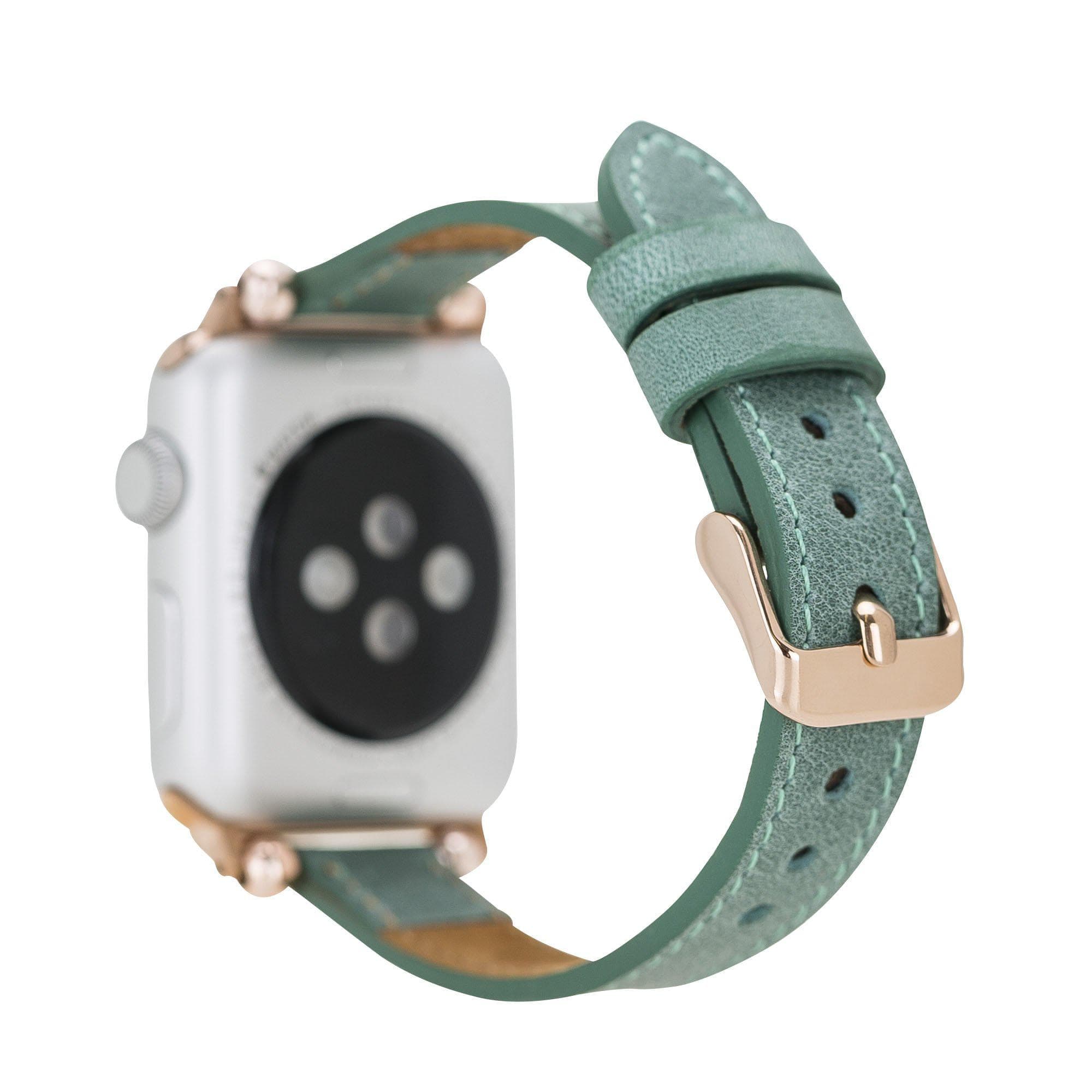 Leather Apple Watch Bands - Ferro Seamy Style