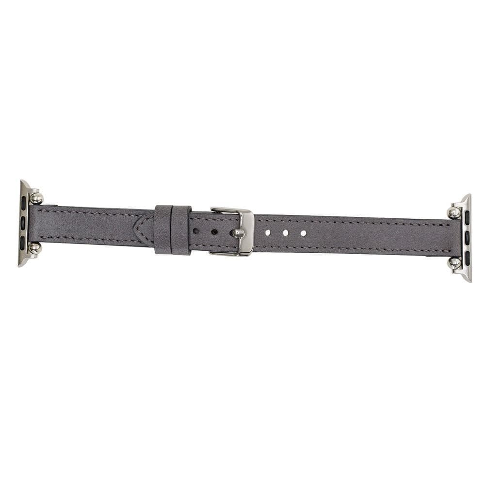 Seamy Apple Watch-Armband aus echtem Leder