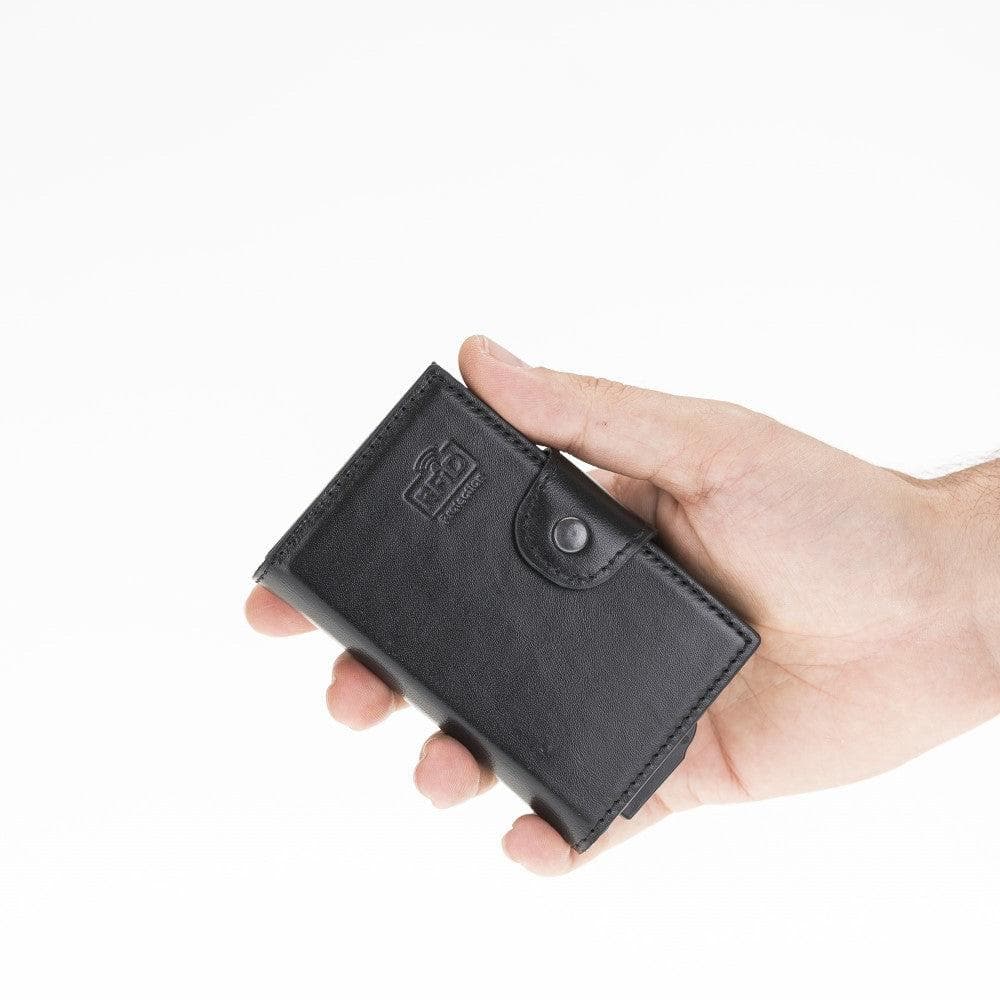 Porte-cartes détachable en cuir Mondello
