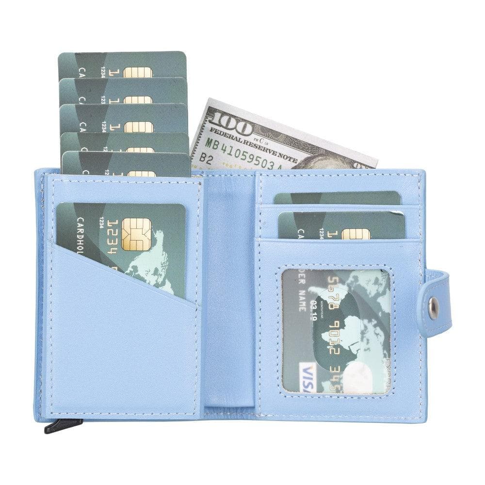 Palertag Leather Mechanical Card Holder