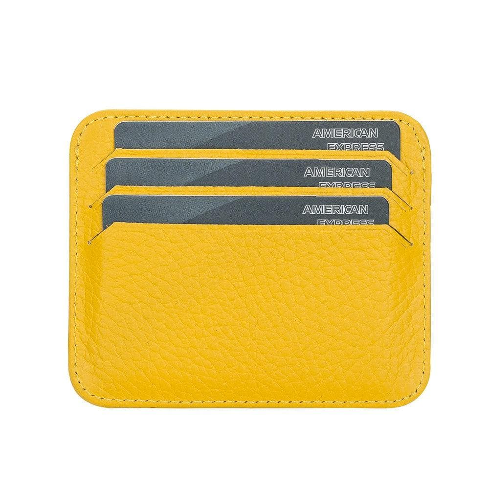 Porte-cartes fin en cuir Pedro