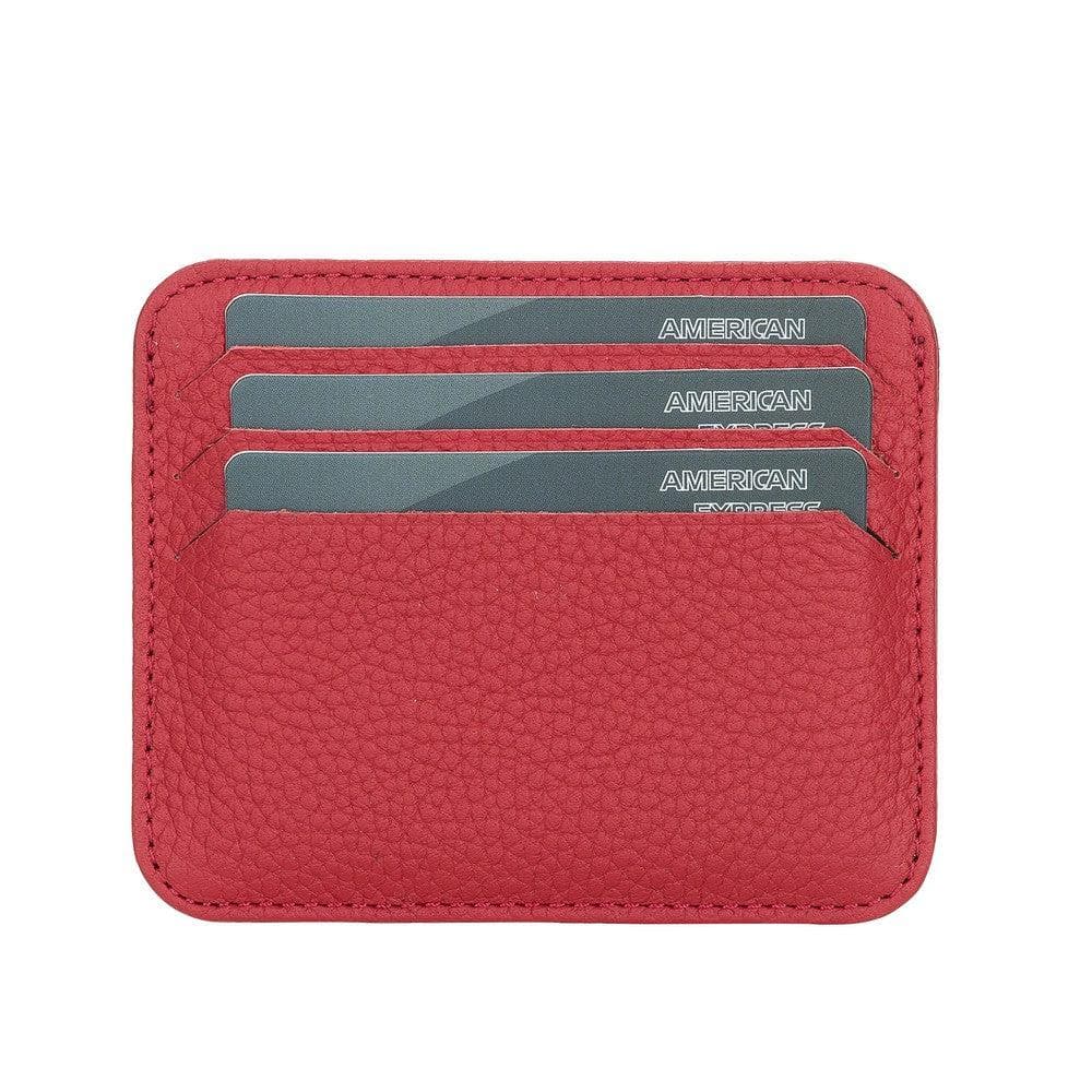 Porte-cartes fin en cuir Pedro