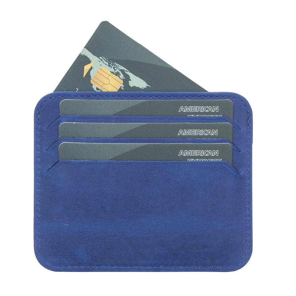 Porte-cartes fin en cuir Pedro