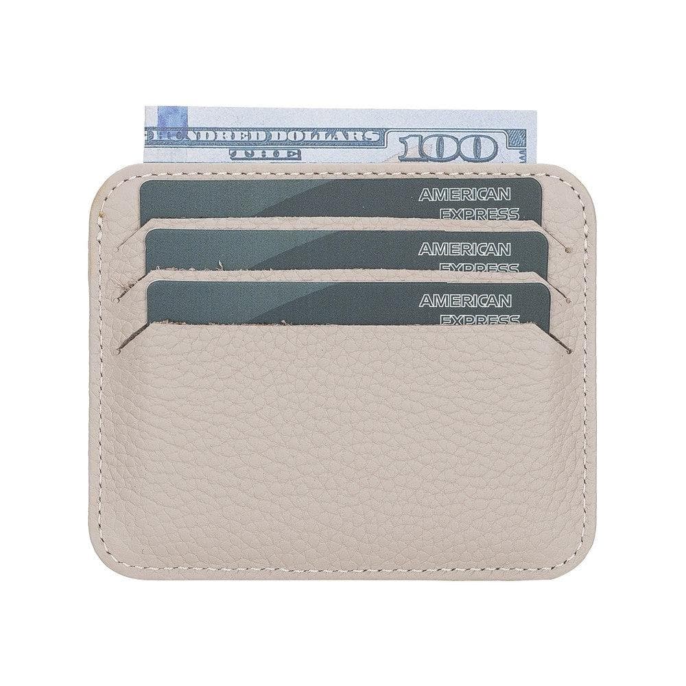 Porte-cartes fin en cuir Pedro