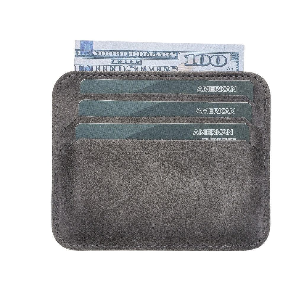 Porte-cartes fin en cuir Pedro