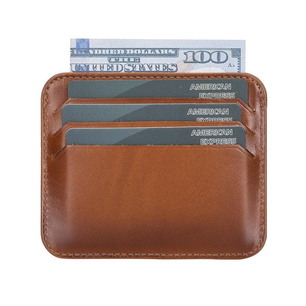 Porte-cartes fin en cuir Pedro