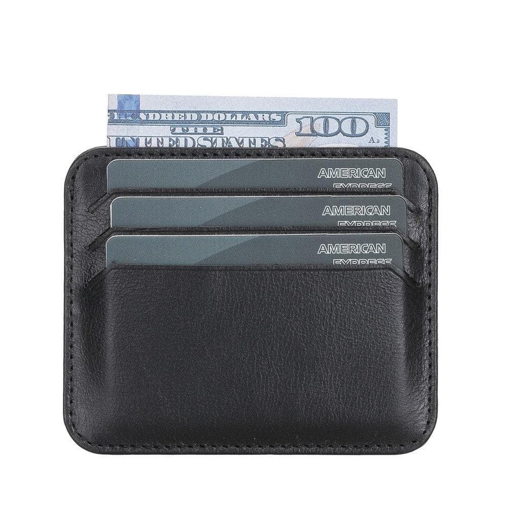 Porte-cartes fin en cuir Pedro