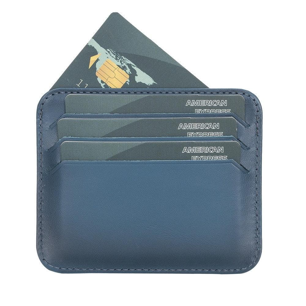 Porte-cartes fin en cuir Pedro