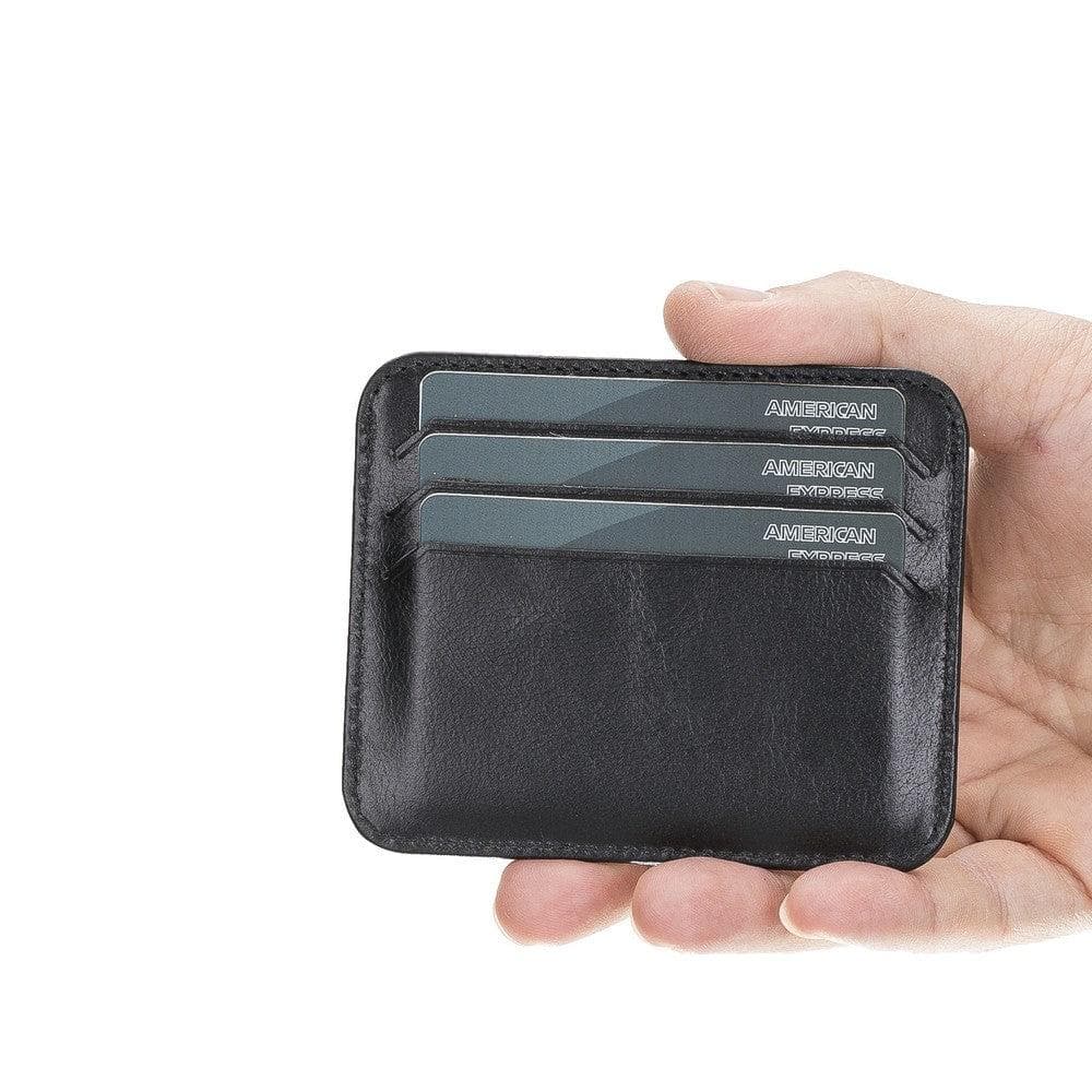 Porte-cartes fin en cuir Pedro