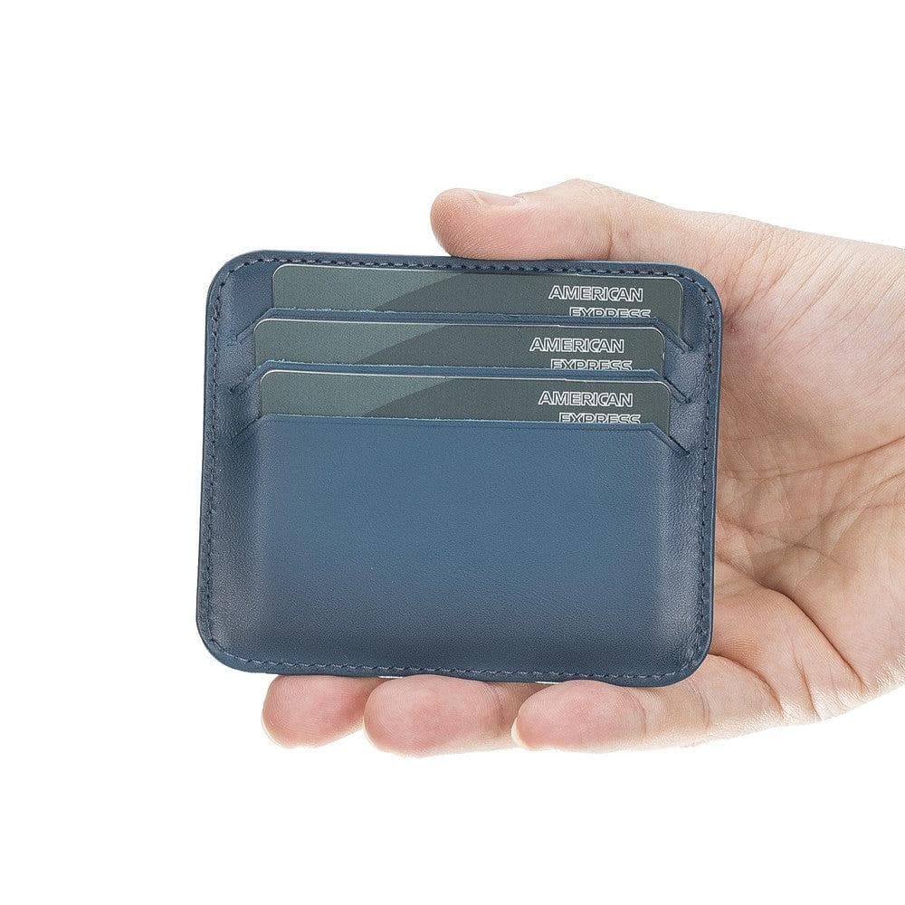 Porte-cartes fin en cuir Pedro