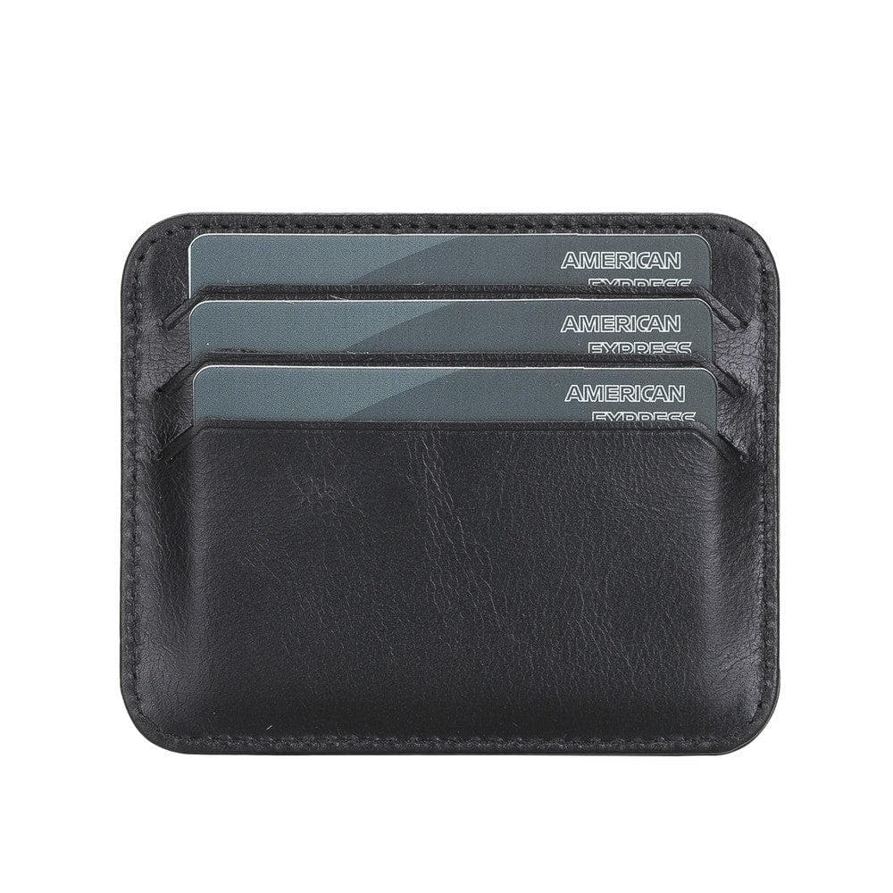 Porte-cartes fin en cuir Pedro