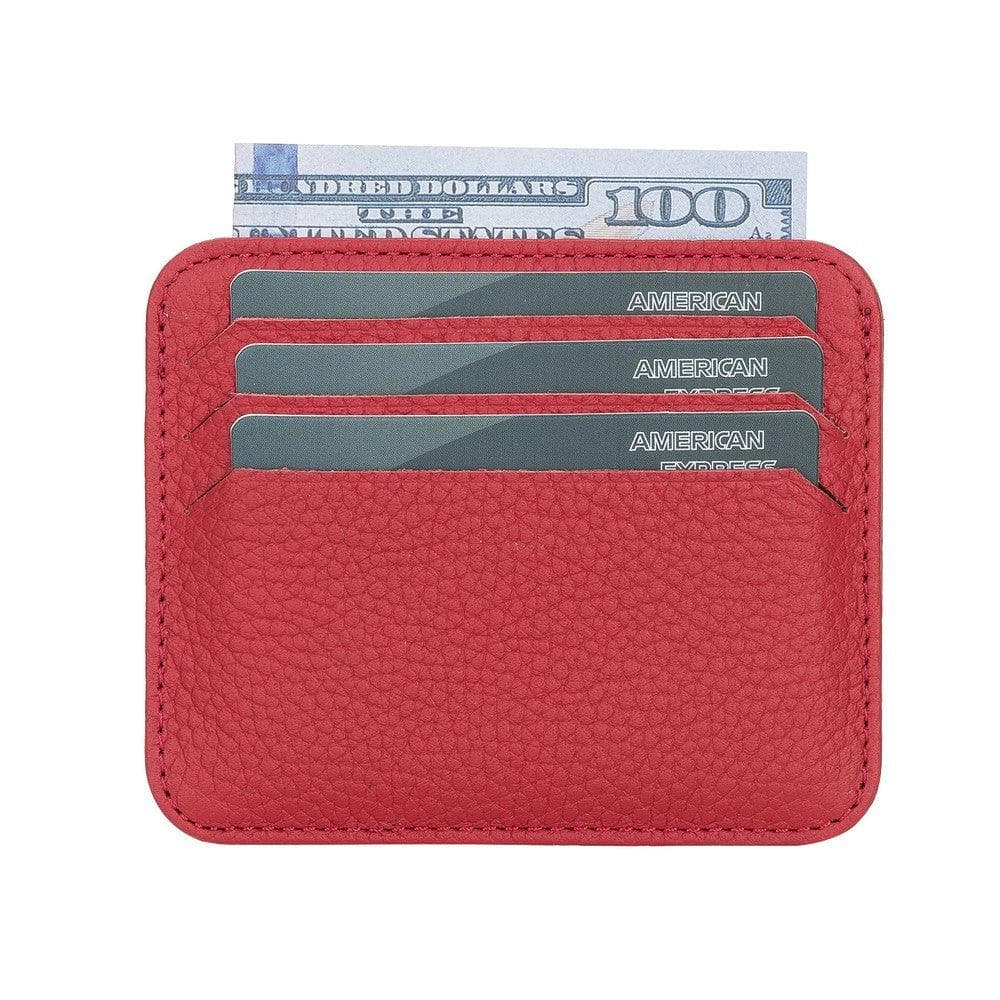 Porte-cartes fin en cuir Pedro