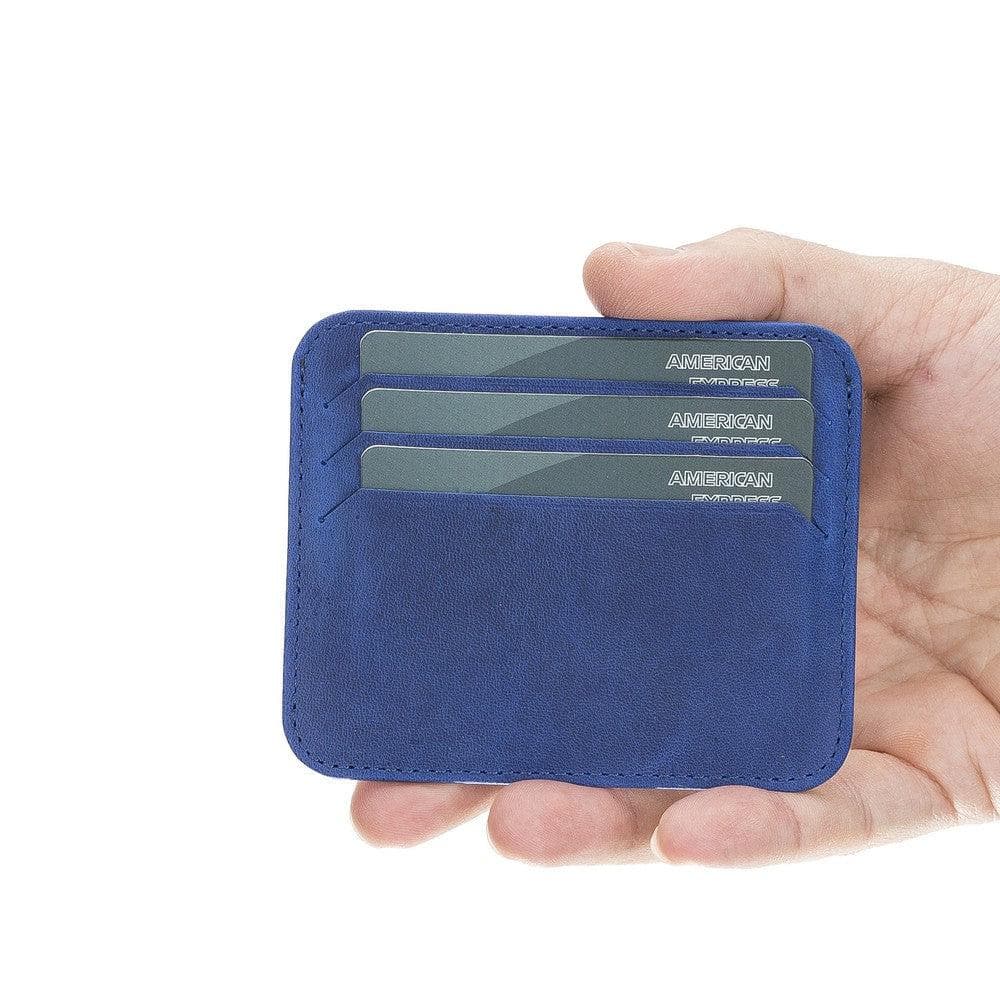 Porte-cartes fin en cuir Pedro