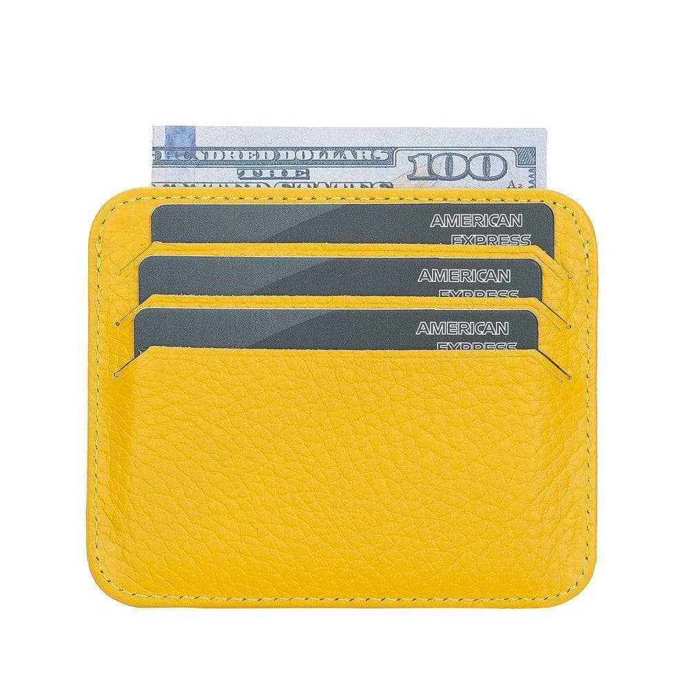 Porte-cartes fin en cuir Pedro
