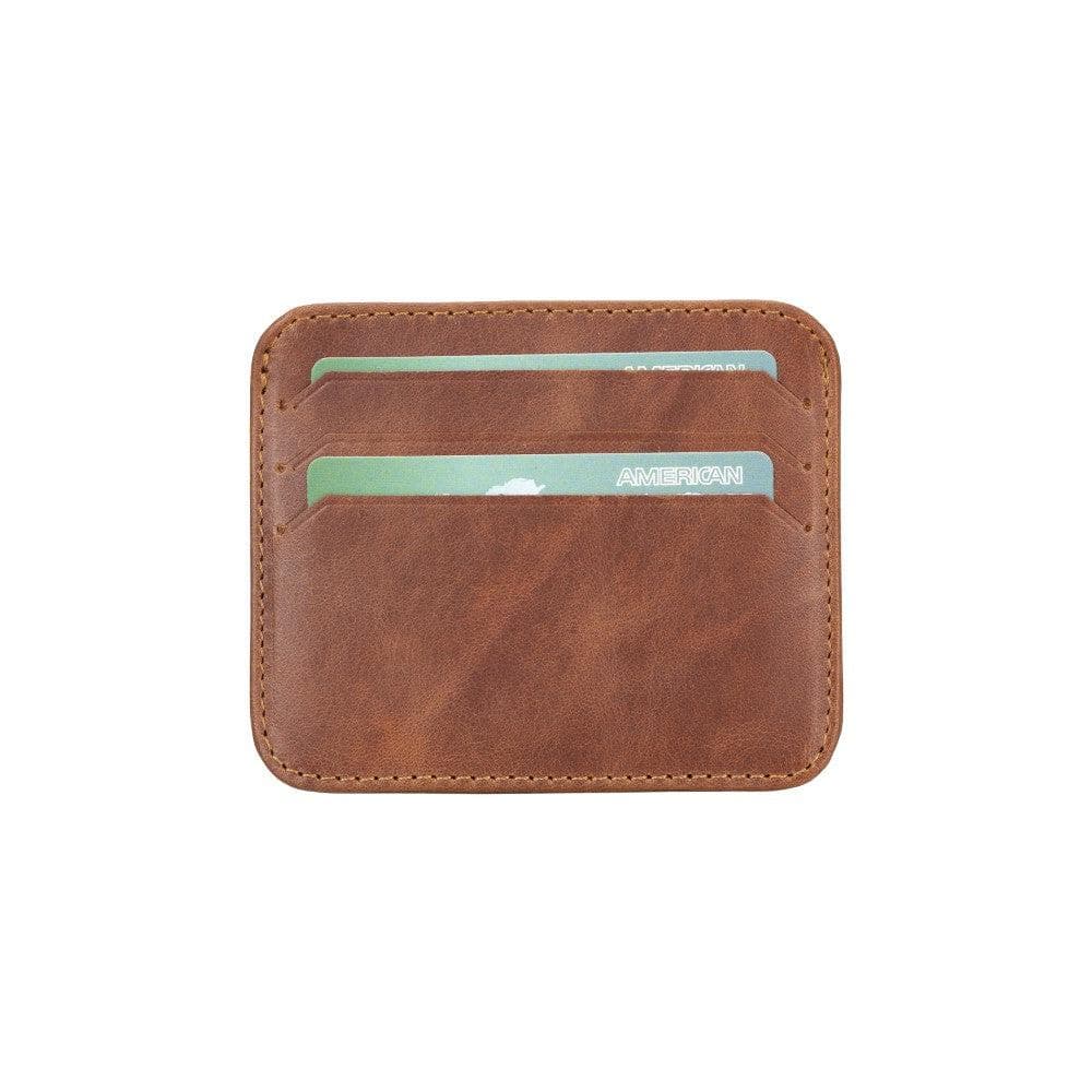 Porte-cartes fin en cuir Pedro