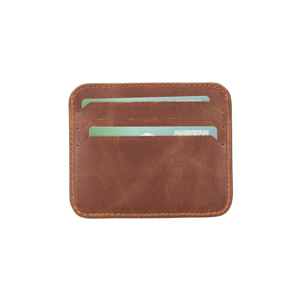 Porte-cartes fin en cuir Pedro