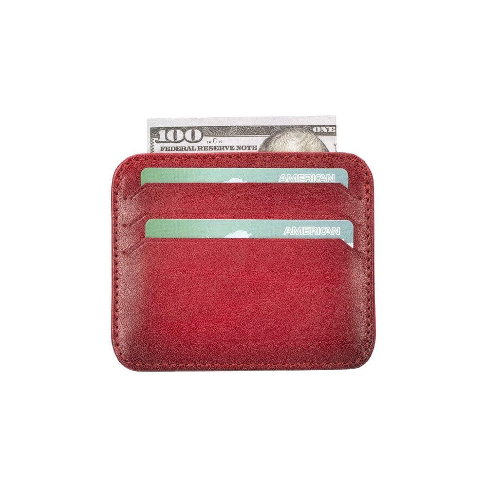 Porte-cartes fin en cuir Pedro