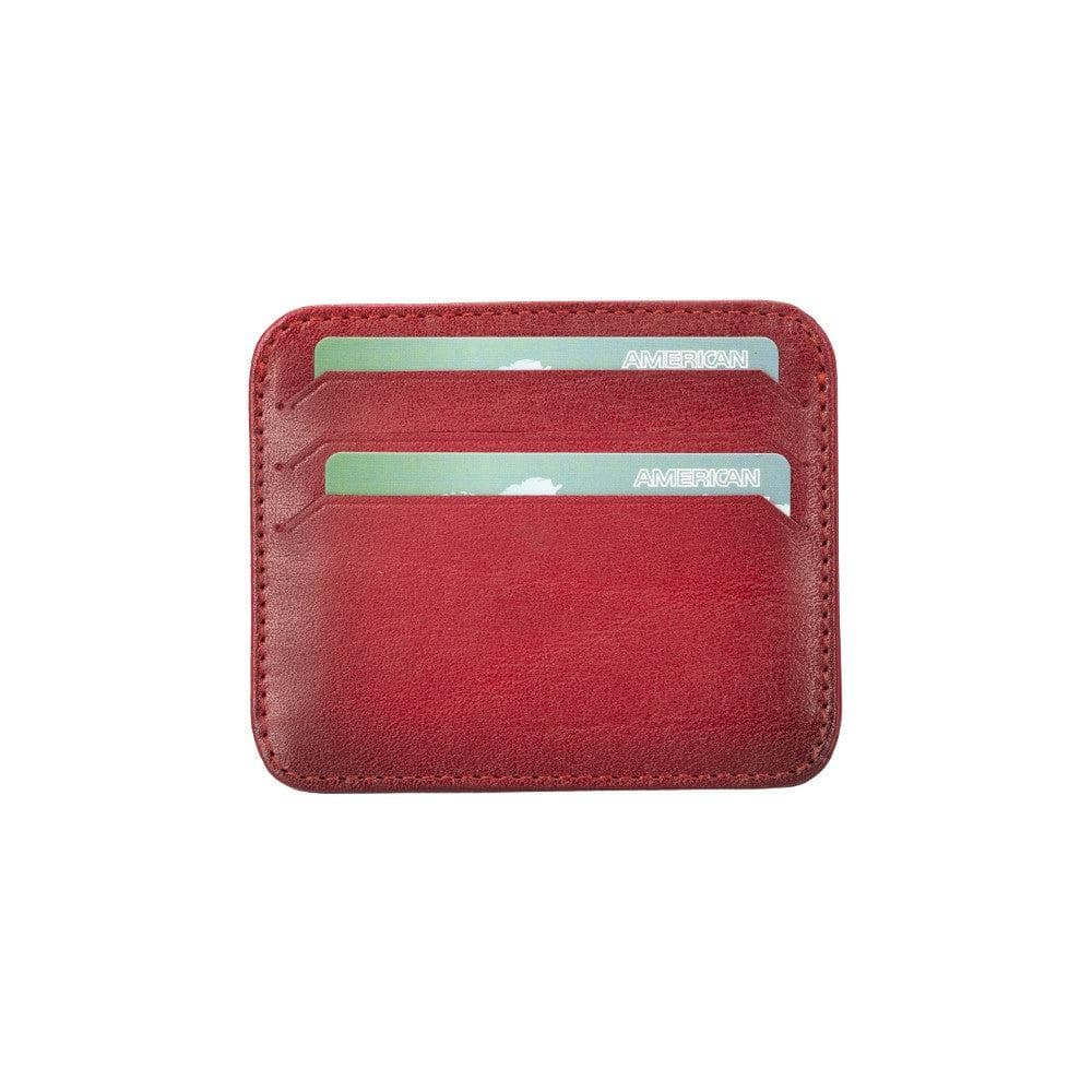 Porte-cartes fin en cuir Pedro