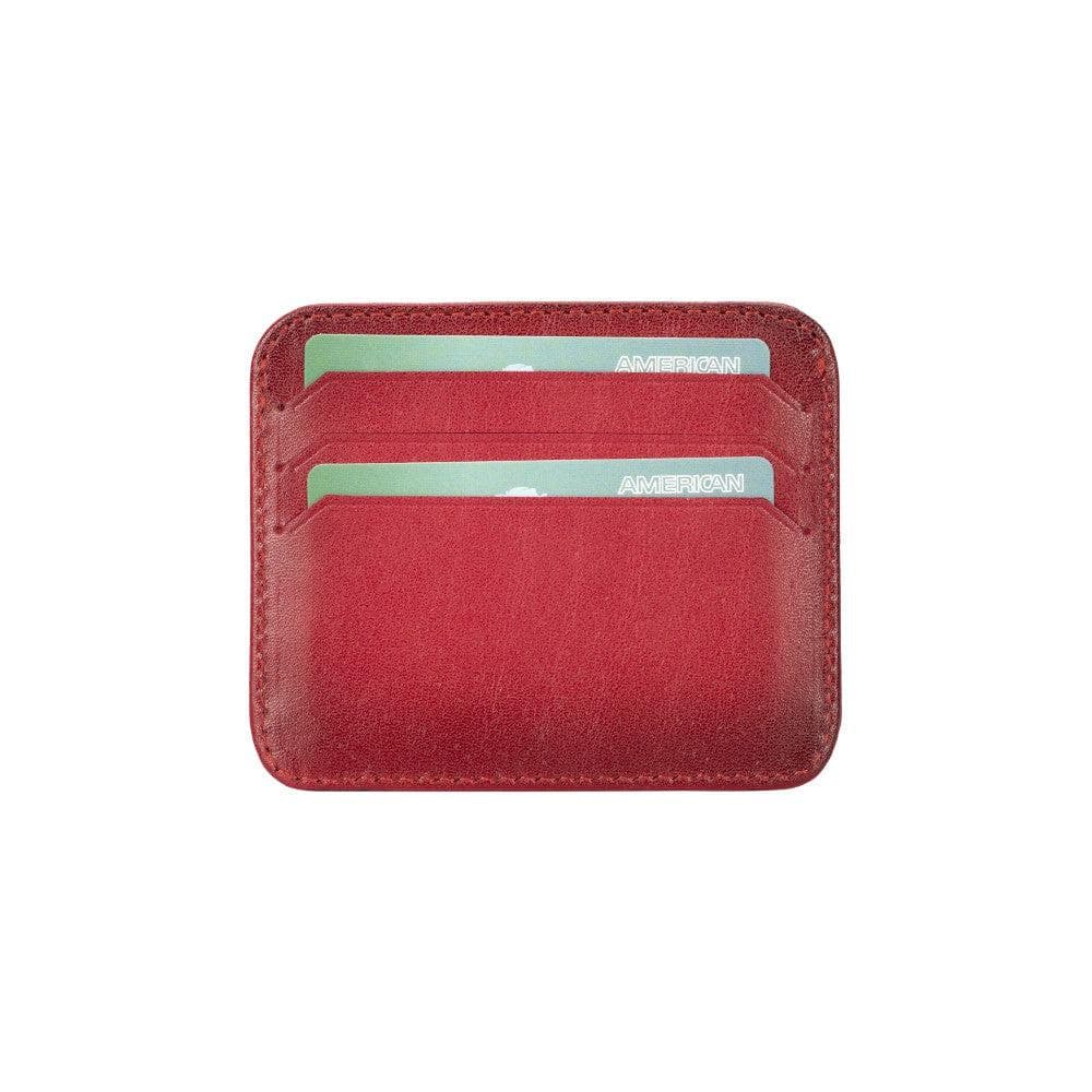 Porte-cartes fin en cuir Pedro
