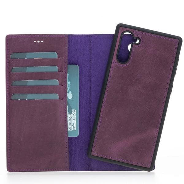 Samsung Galaxy Note 10 Series Detachable Leather Case / MW