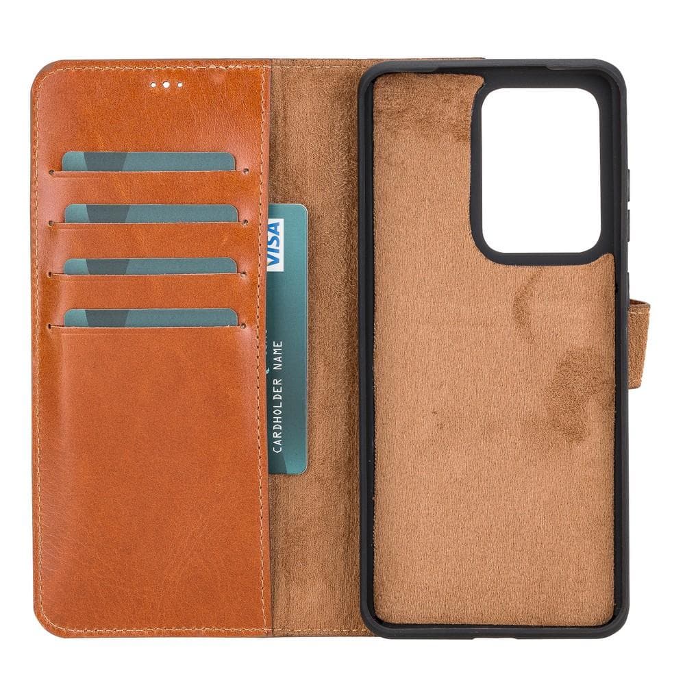 Étui portefeuille amovible en cuir Magic pour Samsung Galaxy S20 FE