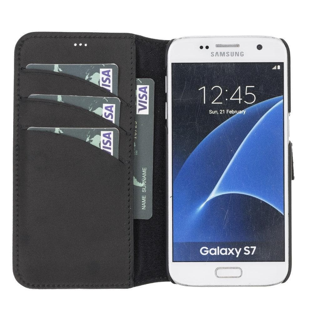 Brieftaschenhülle Samsung Galaxy S7 Edge Leder Folio Hülle