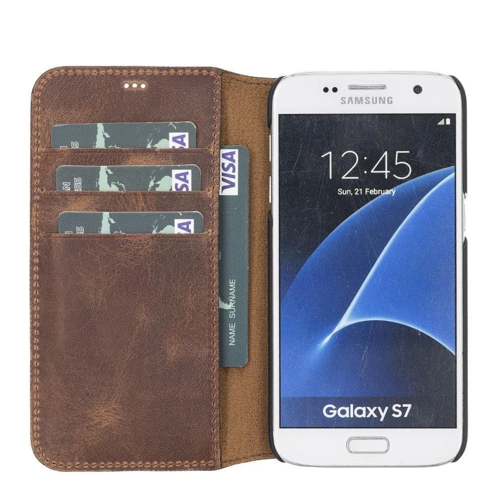 Brieftaschenhülle Samsung Galaxy S7 Edge Leder Folio Hülle