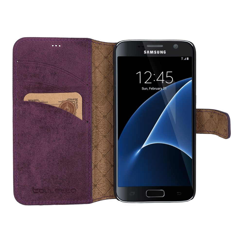 Brieftaschenhülle Samsung Galaxy S7 Edge Leder Folio Hülle