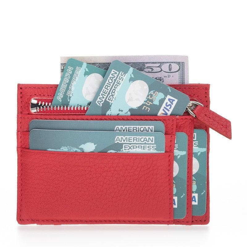 Leather Zip Card Holder
