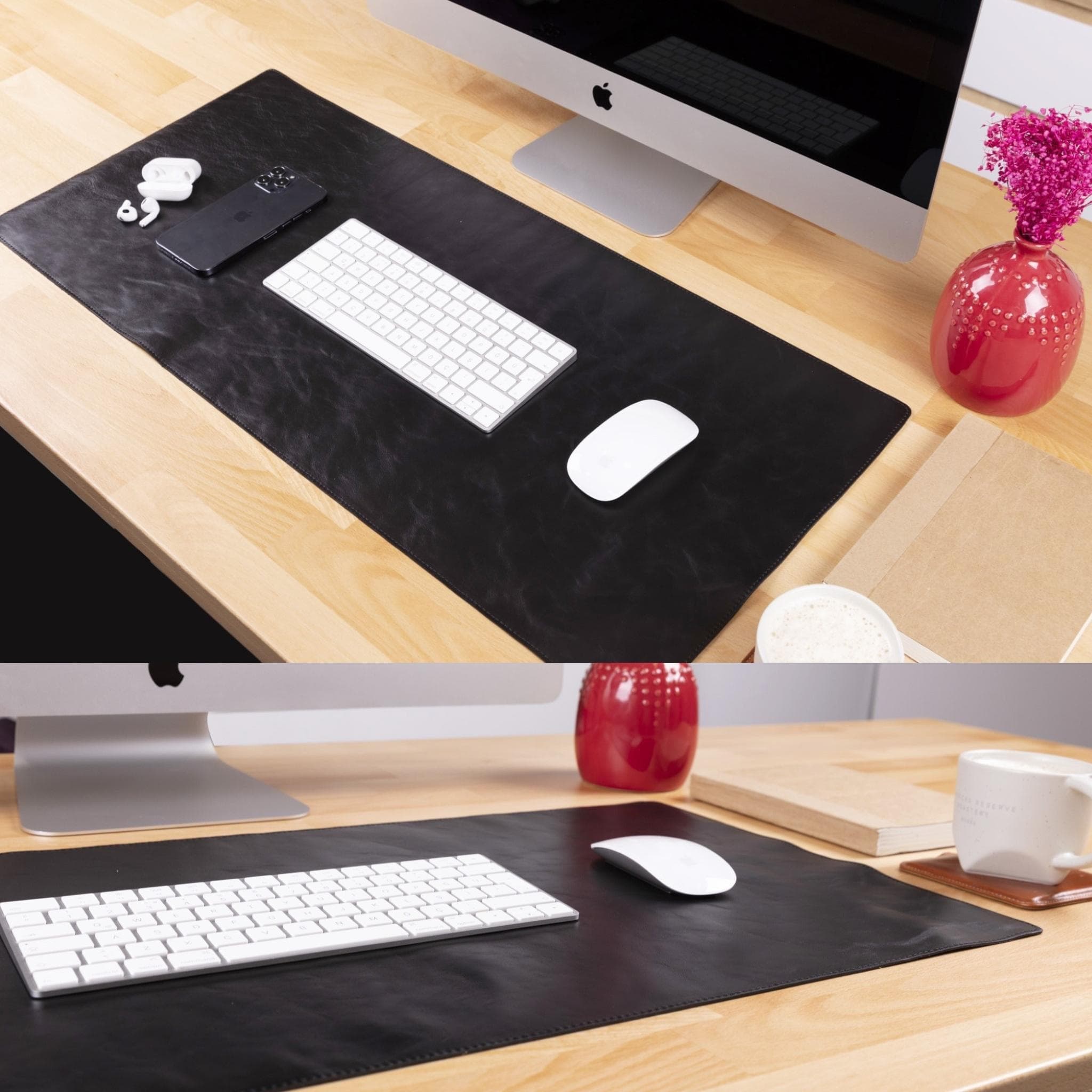 Customizable Genuine Leather Desk Mat