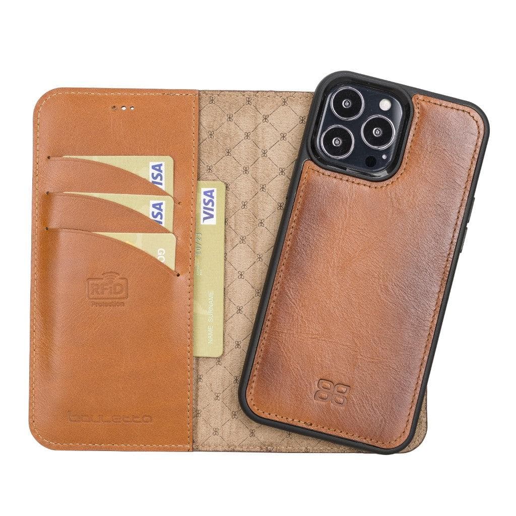 Magic iPhone 13 Series Detachable Leather Wallet Cases - MW