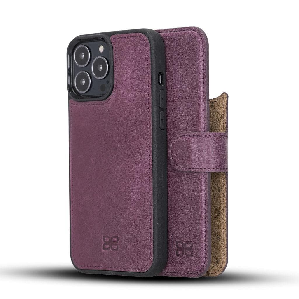 Magic iPhone 13 Series Detachable Leather Wallet Cases - MW