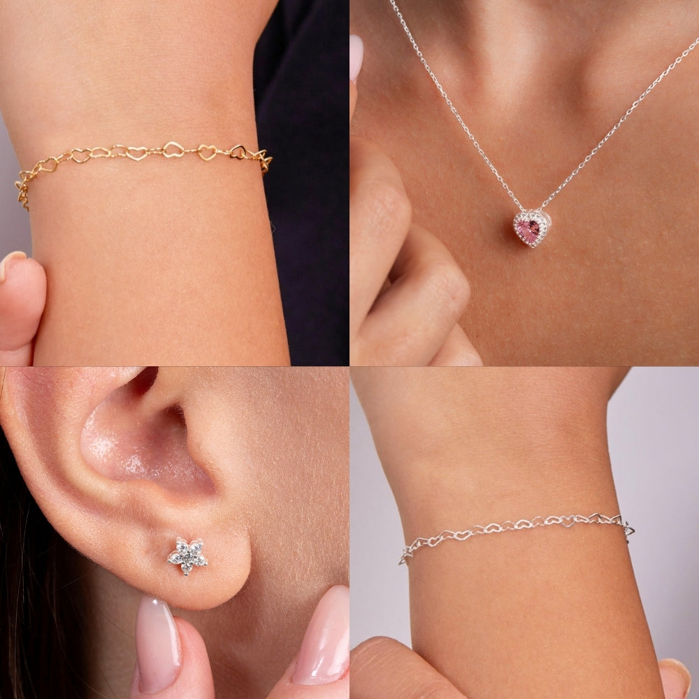 Mystery Box, Luxurious Advent Surprise, 24 surprise pieces of 925 Sterling Silver jewelry