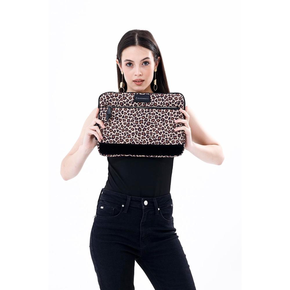 Earthy Leopard 14 Zoll Laptop-/MacBook-Hülle