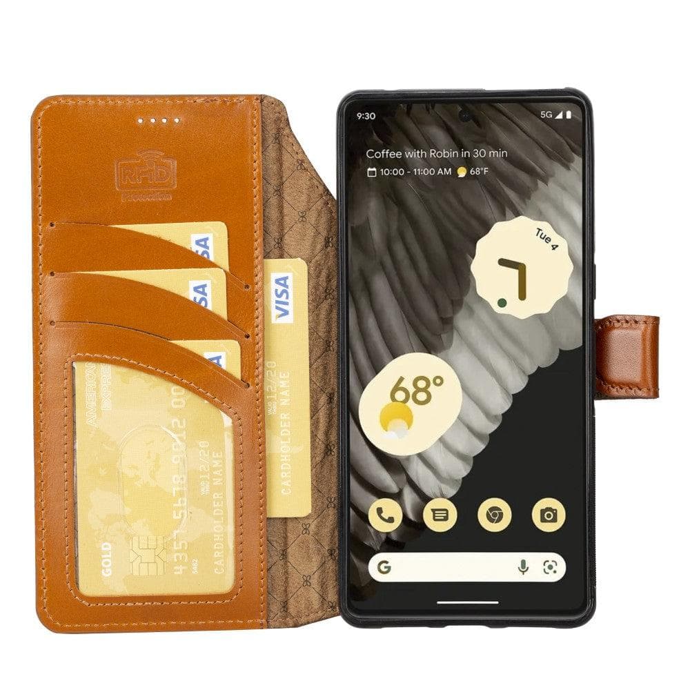 Magic Google Pixel 7 Series Detachable Genuine Leather Walet Case