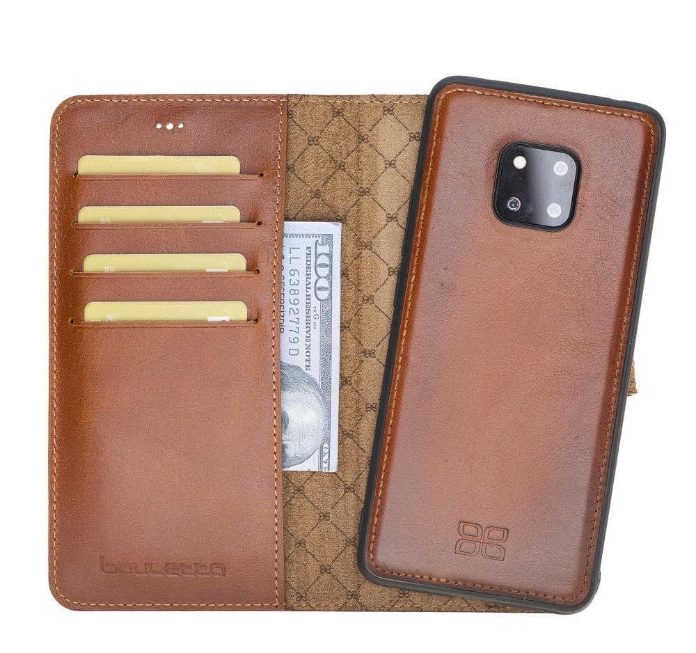 Magic Huawei Mate 20 Detachable Genuine Leather Wallet Case